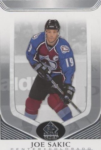 2020-21 Upper Deck SP Signature Edition Legends - Joe Sakic #324