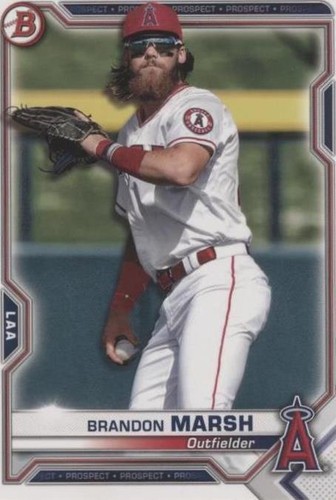 2021 Bowman Prospects Baseball # BP 112 Brandon Marsh | eBay