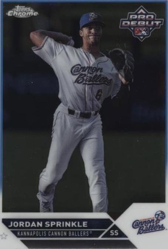 2023 Topps Pro Debut - Jordan Sprinkle #PDC-15