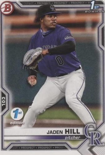 2021 Bowman Draft 1st Edition - Jaden Hill #BD-142