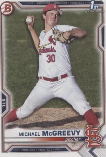 2021 Bowman Draft - Michael McGreevy #BD-91