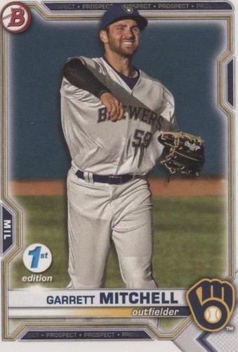 2021 Bowman Draft 1st Edition - Garrett Mitchell #BD-116