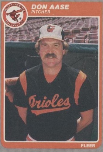 1985 Fleer Update - Don Aase #U-1