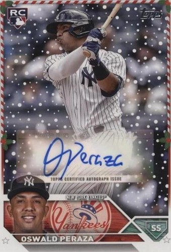 2023 Topps Holiday - Oswald Peraza #HAC-OP