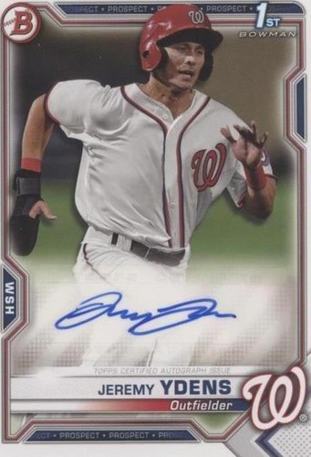 2021 Bowman - Jeremy Ydens #PAPR-JY