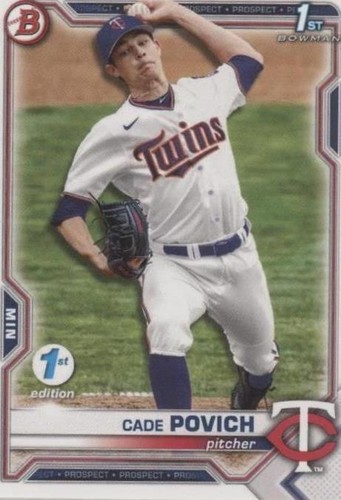 OZWNRT ブーファン　BoophamneMan TheCaudexMan Cade Povich 2021 Bowman Draft Rookie 1st Card RC #BD-104