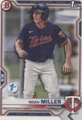2021 Bowman Draft 1st Edition - Noah Miller #BD-109
