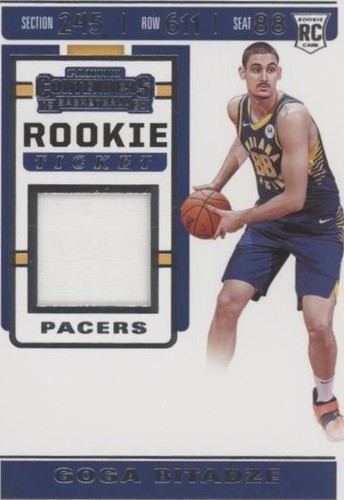 2019-20 Panini Contenders - Goga Bitadze #RTS-GGB