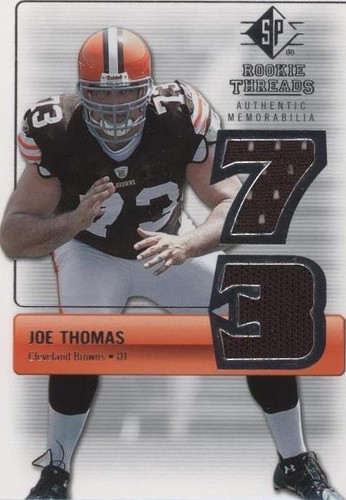 2007 SP Rookie Threads Joe Thomas #RT-JT