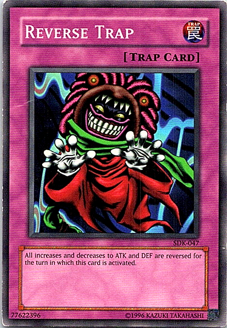 Reverse Trap SDK-047 Yu-Gi-Oh! Card Moderate Play Unlimited