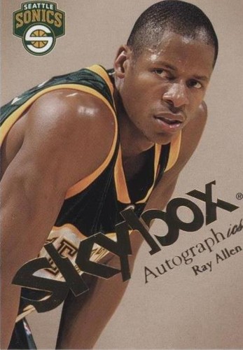 2003-04 Skybox Autographics - Ray Allen #16