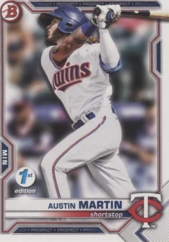 2021 Bowman Draft 1st Edition - Austin Martin #BD-19