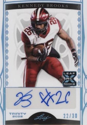 2022 Leaf Trinity Kennedy Brooks #BA-KB1