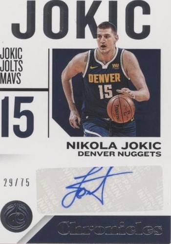 2018-19 Panini Chronicles - Nikola Jokić #CS-NJ