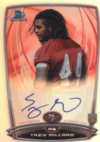 2014 Bowman Chrome Trey Millard #RCRA-TMI