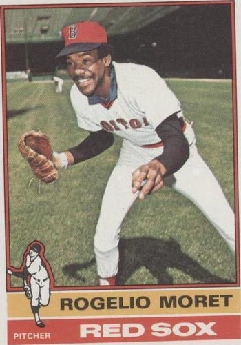 1976 Topps #632 Rogelio Moret Boston Red Sox EX Baseball