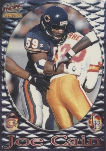 1997 Pacific Invincible Joe Cain #105