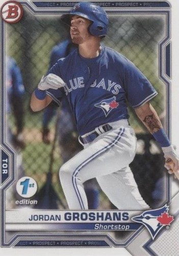 2021 Bowman 1st Edition - Jordan Groshans #BFE-70