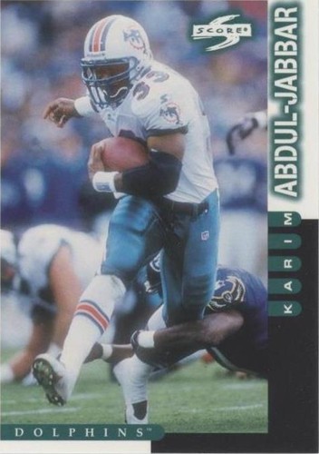 1998 Score Karim Abdul-Jabbar #123