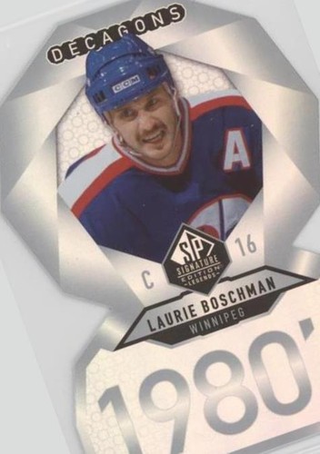 2020-21 Upper Deck SP Signature Edition Legends - Laurie Boschman #DC-38