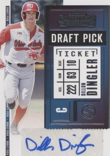 2020 Panini Contenders - Dillon Dingler #DPT2-DD
