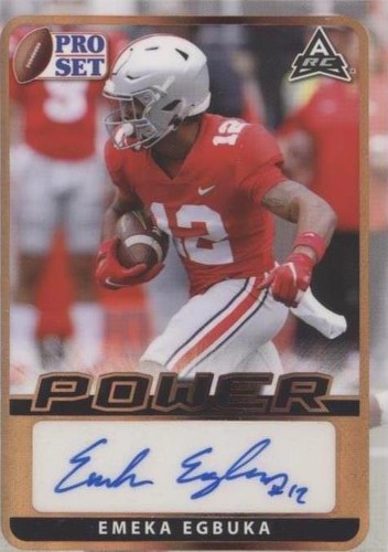 2021 Leaf Pro Set Power Emeka Egbuka #BA-EE1