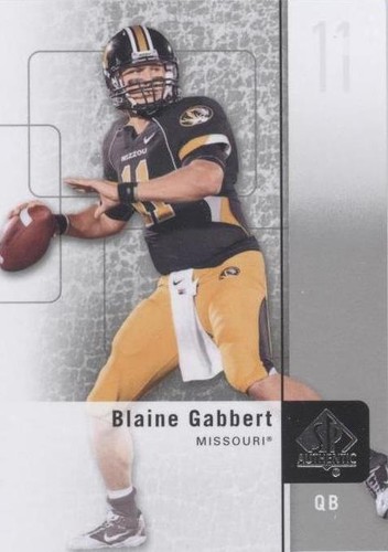 2011 SP Authentic Blaine Gabbert #98
