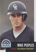 2002 Topps Heritage - Mike Peeples #119