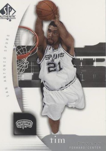2005-06 SP Authentic - Tim Duncan #77