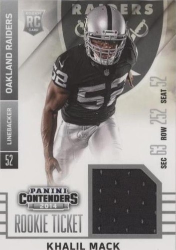 2014 Panini Contenders Khalil Mack #RTS-24