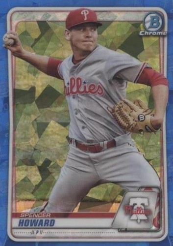 2020 Bowman Chrome Sapphire Edition - Spencer Howard #BCP-55