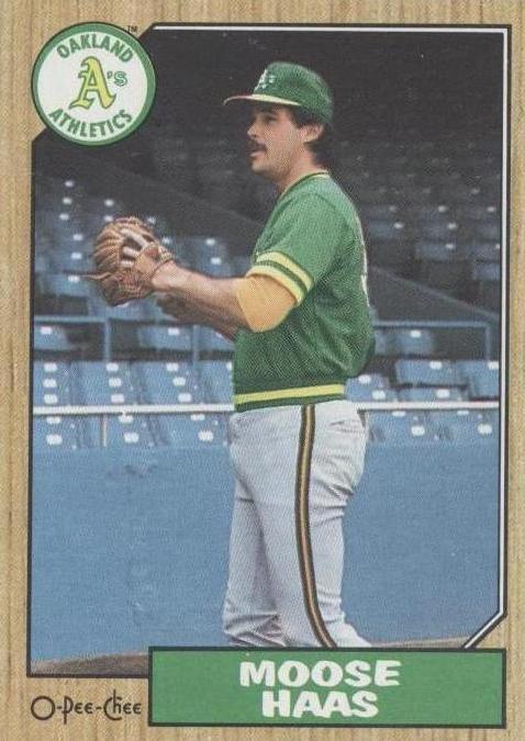 1987 O-Pee-Chee - Moose Haas #369