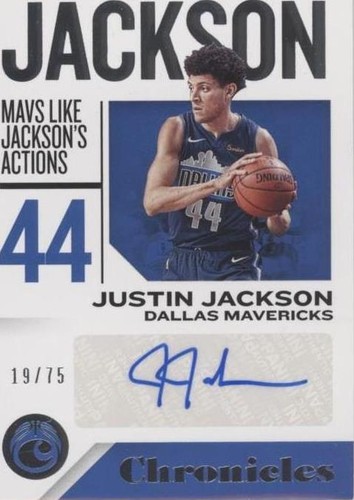 2018-19 Panini Chronicles - Justin Jackson #CS-JJ