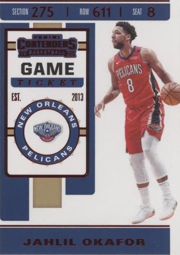 2019-20 Panini Contenders - Jahlil Okafor #38