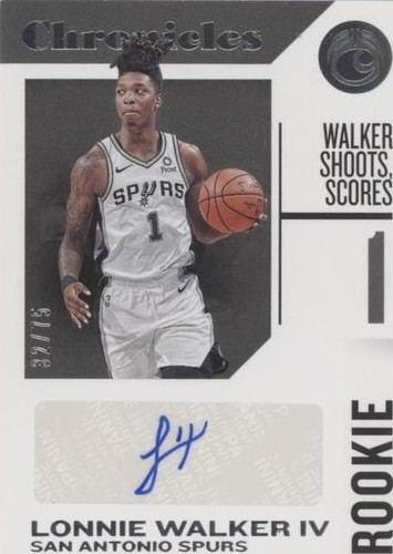 2018-19 Flawless Collegiate Lonnie Walker IV Rookie Auto RC #'d/20