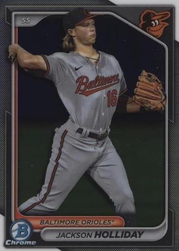 Jackson Holliday 2024 Bowman Chrome Top 100 #BTP-1 TS1