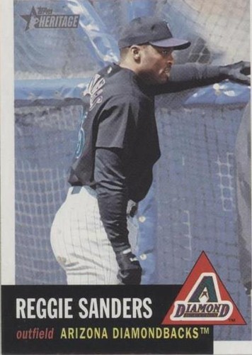 2002 Topps Heritage - Reggie Sanders #55