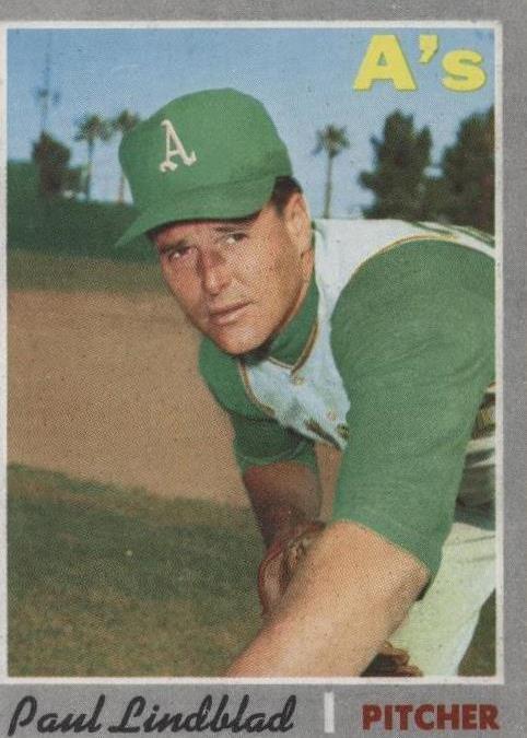 1970 Topps - Paul Lindblad #408