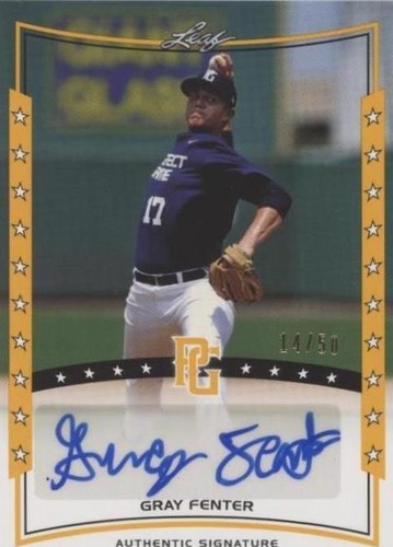 2014 Leaf Perfect Game Showcase - Gray Fenter #A-GF1