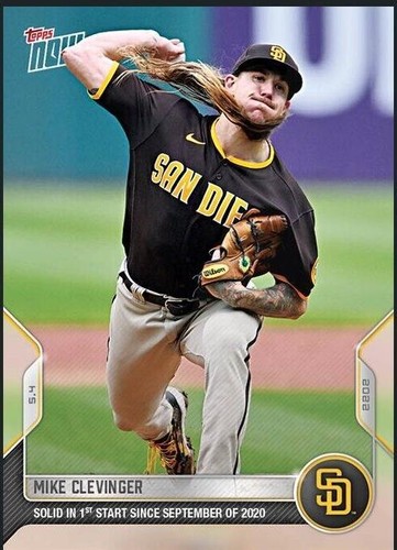 2022 Topps Now - Mike Clevinger #127