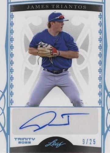 2022 Leaf Trinity - James Triantos #BA-JT1