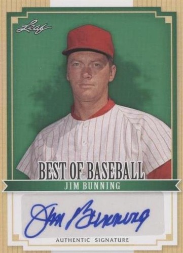 2012 Leaf Best of Baseball - Jim Bunning #BA-JB1