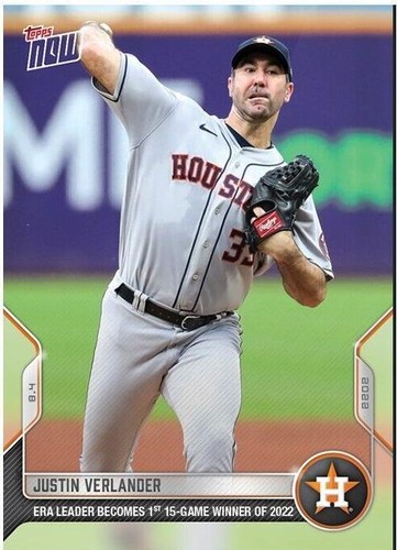 2022 Topps Now - Justin Verlander #656