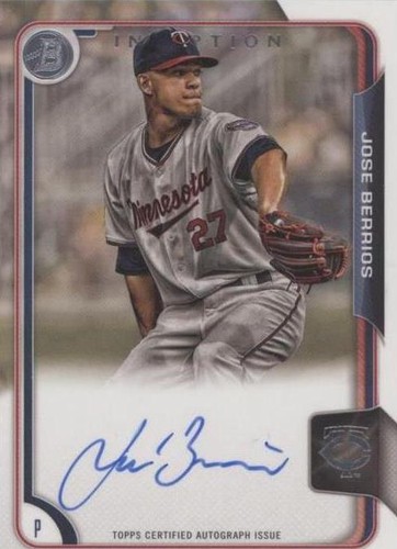2015 Bowman Inception - José Berríos #BIA-JB