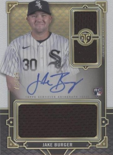 2022 Topps Triple Threads - Jake Burger #RFPAR-JBU