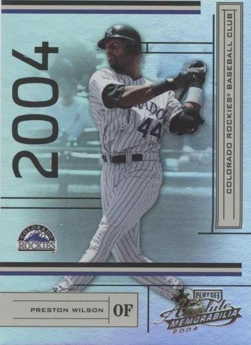 2004 Playoff Absolute Memorabilia - Preston Wilson #68