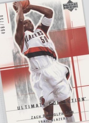2003-04 Upper Deck Ultimate Collection - Zach Randolph #92