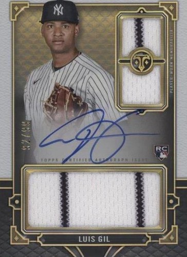 2022 Topps Triple Threads - Luis Gil #RFPAR-LG