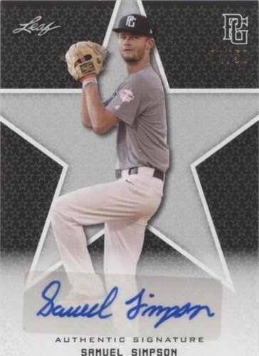 2020 Leaf Perfect Game National Showcase - Samuel Simpson #BA-SS2