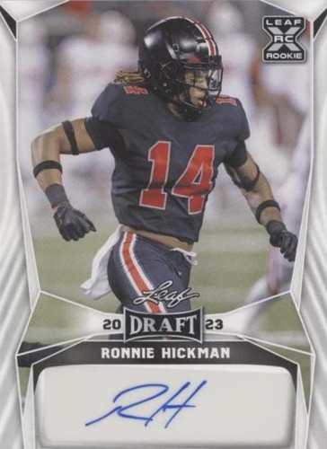 2023 Leaf Draft Ronnie Hickman #BA-RH1